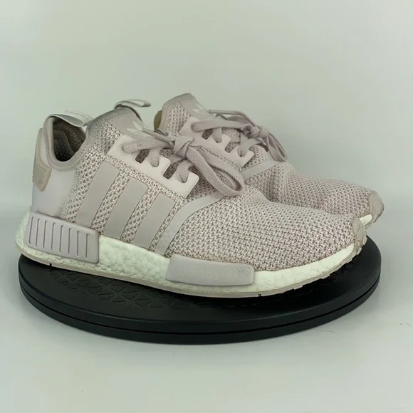 Adidas Originals NMD R1 Pink/White Athletic Running Shoes B37652 Women's Size 10 - Picture 3 of 11